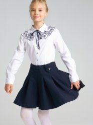 Темно-синяя юбка-шорты для девочки PlayToday Tween 22127112