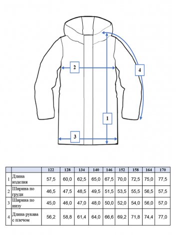 Фиолетовая куртка для девочки PlayToday Tween 22127208, вид 10