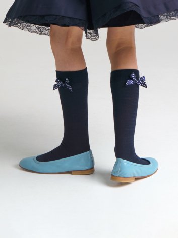 Темно-синие гольфы для девочки PlayToday Tween 22127218, вид 4