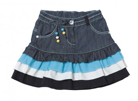 Синяя юбка для девочки PlayToday 222005, вид 1