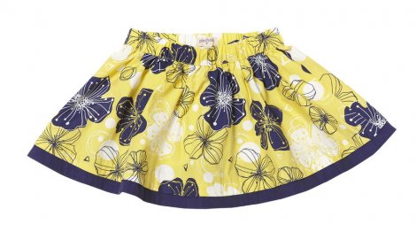 Желтая юбка для девочки PlayToday 222011, вид 1