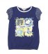 Синяя футболка для девочки PlayToday 222015, вид 1 превью