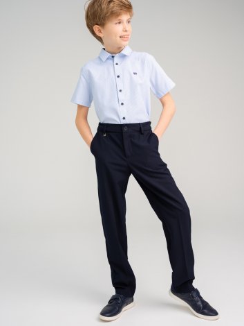 Темно-синий костюм: брюки, пиджак для мальчика PlayToday Tween 22217006, вид 4