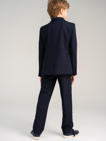 Темно-синий костюм: брюки, пиджак для мальчика PlayToday Tween 22217006, вид 6