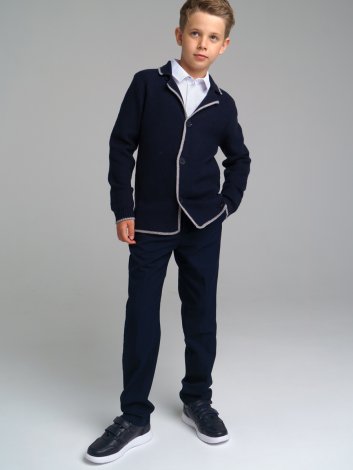 Черный кардиган для мальчика PlayToday Tween 22217011, вид 1