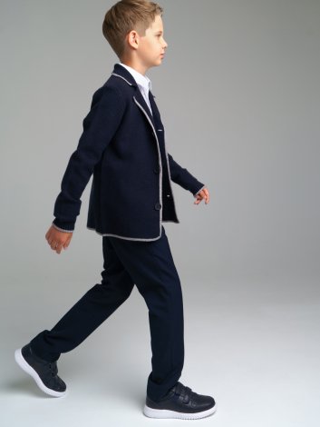 Черный кардиган для мальчика PlayToday Tween 22217011, вид 3