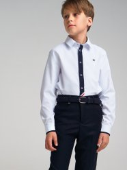 Белая сорочка (slim fit) для мальчика PlayToday Tween 22217086