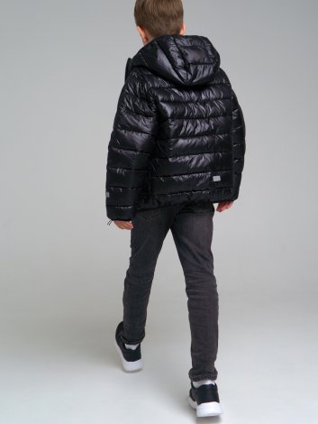 Черная куртка для мальчика PlayToday Tween 22217156, вид 5