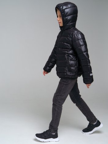 Черная куртка для мальчика PlayToday Tween 22217156, вид 6