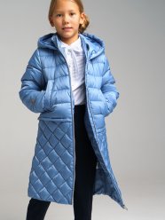 Голубое пальто для девочки PlayToday Tween 22227091