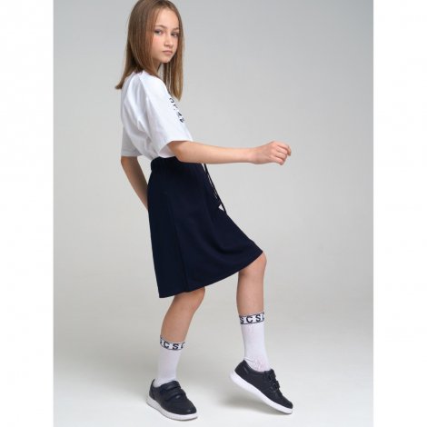 Темно-синяя юбка для девочки PlayToday Tween 22227124, вид 8