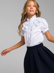 Белая блузка для девочки PlayToday Tween 22227172