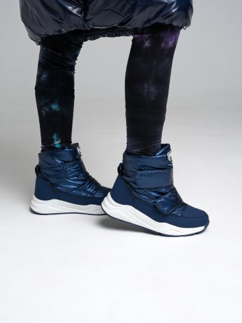 Темно-синие ботинки для девочки PlayToday Tween 22227300, вид 1