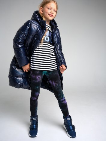 Темно-синие ботинки для девочки PlayToday Tween 22227300, вид 4