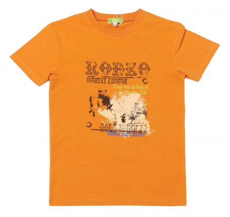 Оранжевая футболка для мальчика S'COOL 223012, вид 1