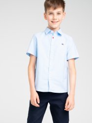 Голубая сорочка (comfort fit) для мальчика PlayToday Tween 22317083