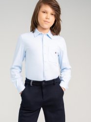Голубая сорочка (regular fit) для мальчика PlayToday Tween 22317086