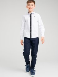 Белая сорочка (regular fit) для мальчика PlayToday Tween 22317096