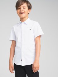 Белая сорочка (regular fit) для мальчика PlayToday Tween 22317101