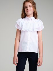 Белая блузка для девочки PlayToday Tween 22327053