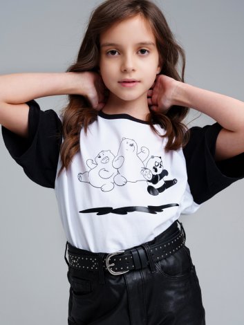 Серый ремень из искусственной кожи для девочки PlayToday Tween 22327261, вид 2