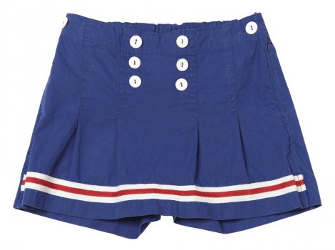 Синяя юбка-шорты для девочки S'COOL 224003, вид 1