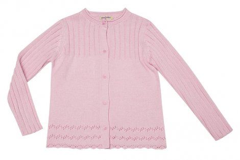 Светло-розовая кофта для девочки PlayToday 232035, вид 1