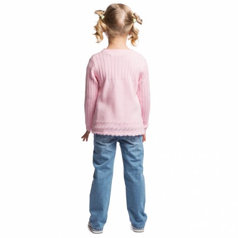 Светло-розовая кофта для девочки PlayToday 232035, вид 4