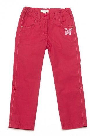 Малиновые брюки для девочки PlayToday 242014, вид 1