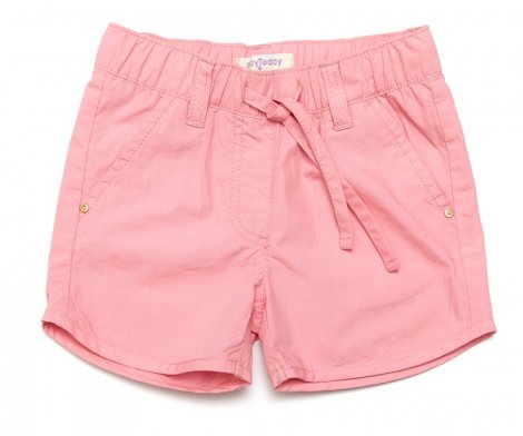 Розовые шорты для девочки PlayToday 242018, вид 1