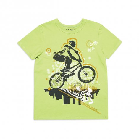 Салатовая футболка для мальчика S'COOL 243008, вид 1