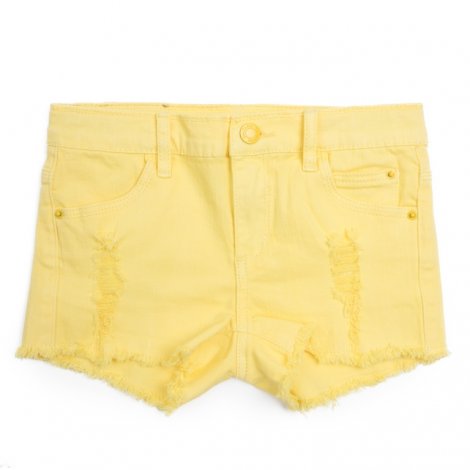 Желтые шорты для девочки PlayToday 282002, вид 1