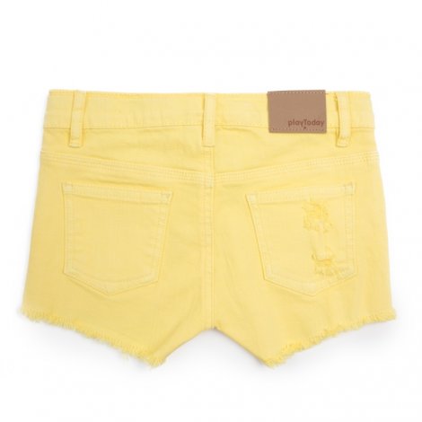 Желтые шорты для девочки PlayToday 282002, вид 3