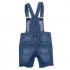 Синий полукомбинезон джинсовый для девочки PlayToday 272002, вид 2 превью