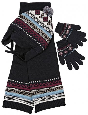 Комплект: шапка, шарф, перчатки для мал. для мальчика PlayToday 301118, вид 1