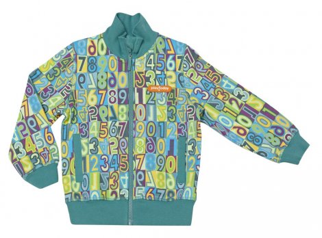 Темно-зеленая толстовка для мальчика PlayToday 320019, вид 1