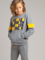 Серая толстовка для мальчика PlayToday Tween 32011222