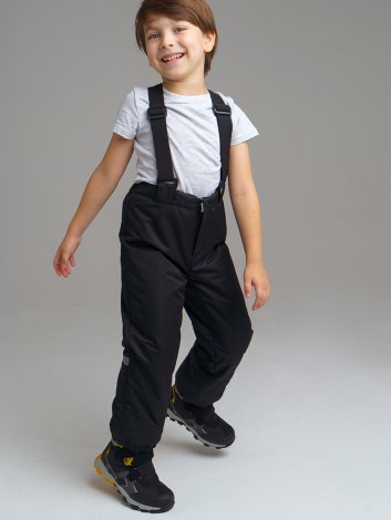 Черные брюки для мальчика PlayToday 32012054, вид 2