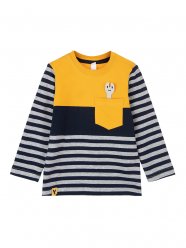 Синяя футболка с длинным рукавом для мальчика PlayToday Baby 32013034