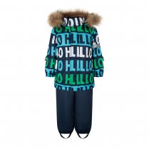 Синий комплект: куртка, полукомбинезон для мальчика PlayToday Baby 32013702