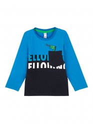 Синяя футболка с длинным рукавом для мальчика PlayToday Baby 32013707