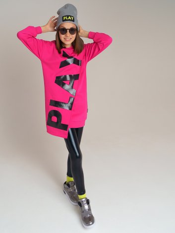 Черные леггинсы для девочки PlayToday Tween 32021103, вид 1