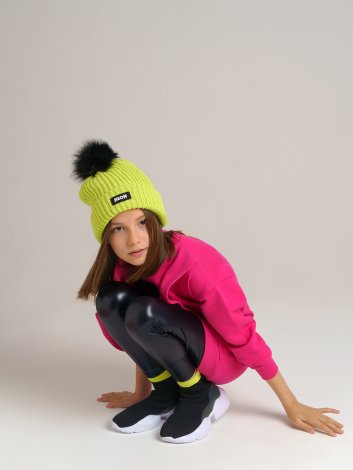 Черные леггинсы для девочки PlayToday Tween 32021103, вид 4