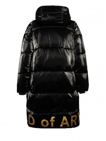 Черное пальто для девочки PlayToday Tween 32021203, вид 12