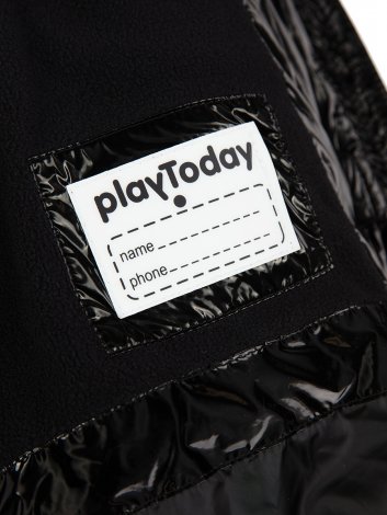Черное пальто для девочки PlayToday Tween 32021203, вид 18