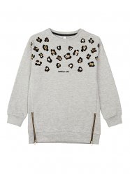 Серая толстовка для девочки PlayToday Tween 32021215