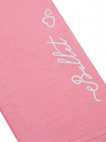 Белый комплект: футболка, легинсы для девочки PlayToday 32022404, вид 12