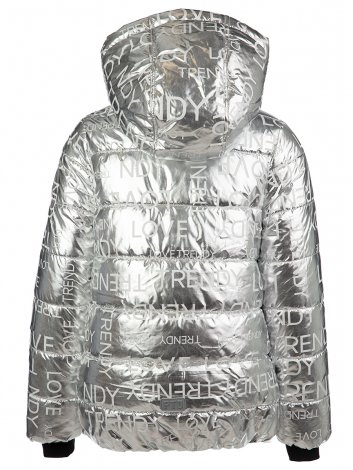 Серая куртка для девочки PlayToday 32022656, вид 2