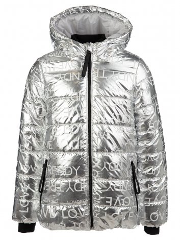 Серая куртка для девочки PlayToday 32022656, вид 1