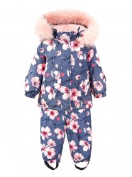 Серый комплект: куртка, полукомбинезон для девочки PlayToday Baby 32023002